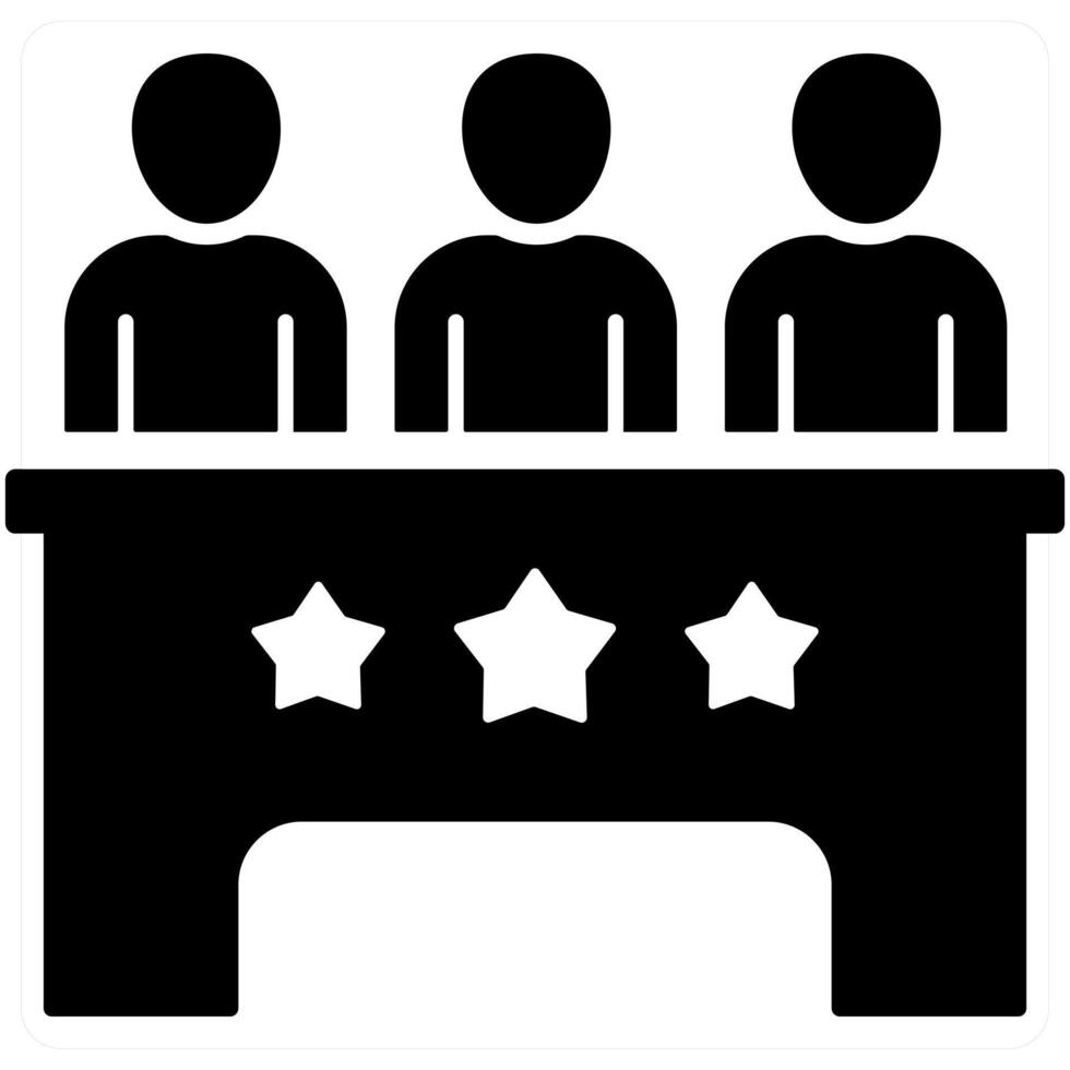 Meeting and teamwork icon concept vector