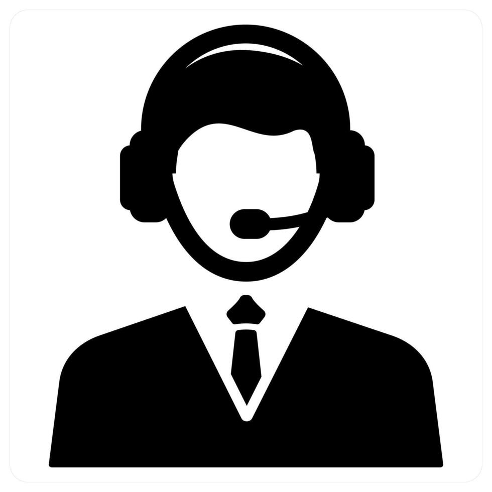 Customer support and services icon concept vector