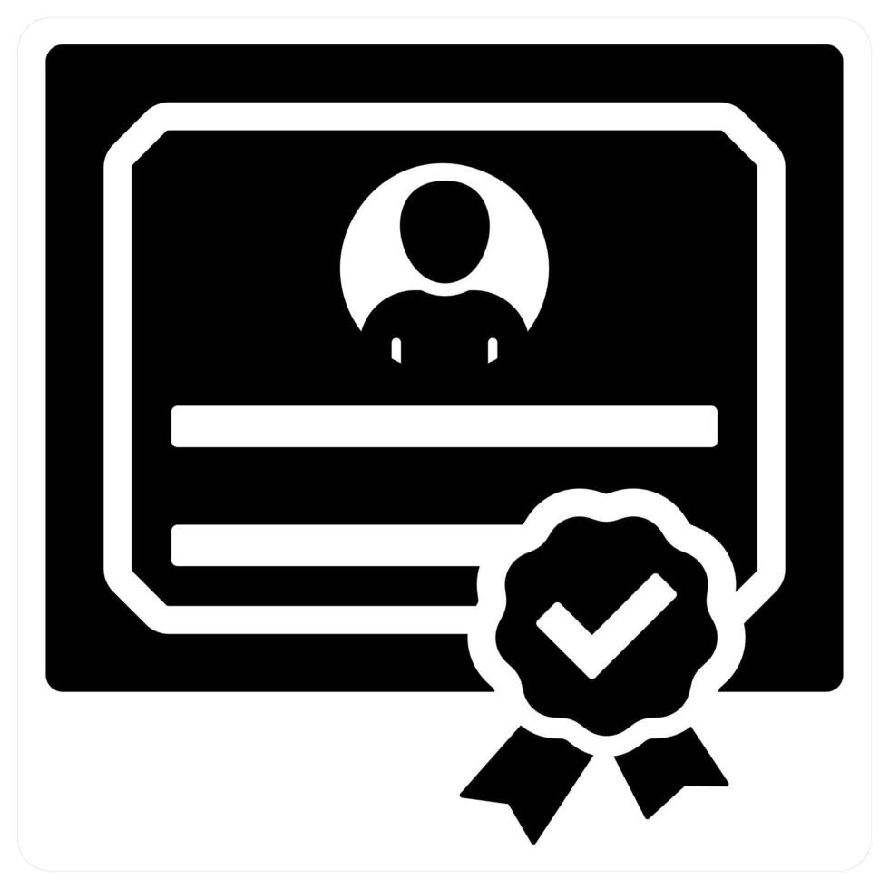 Certificate and award icon concept vector