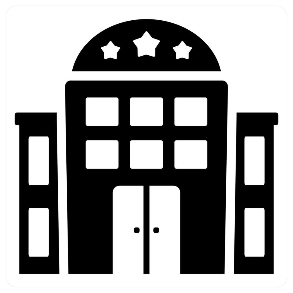 Hotel and suite icon concept vector