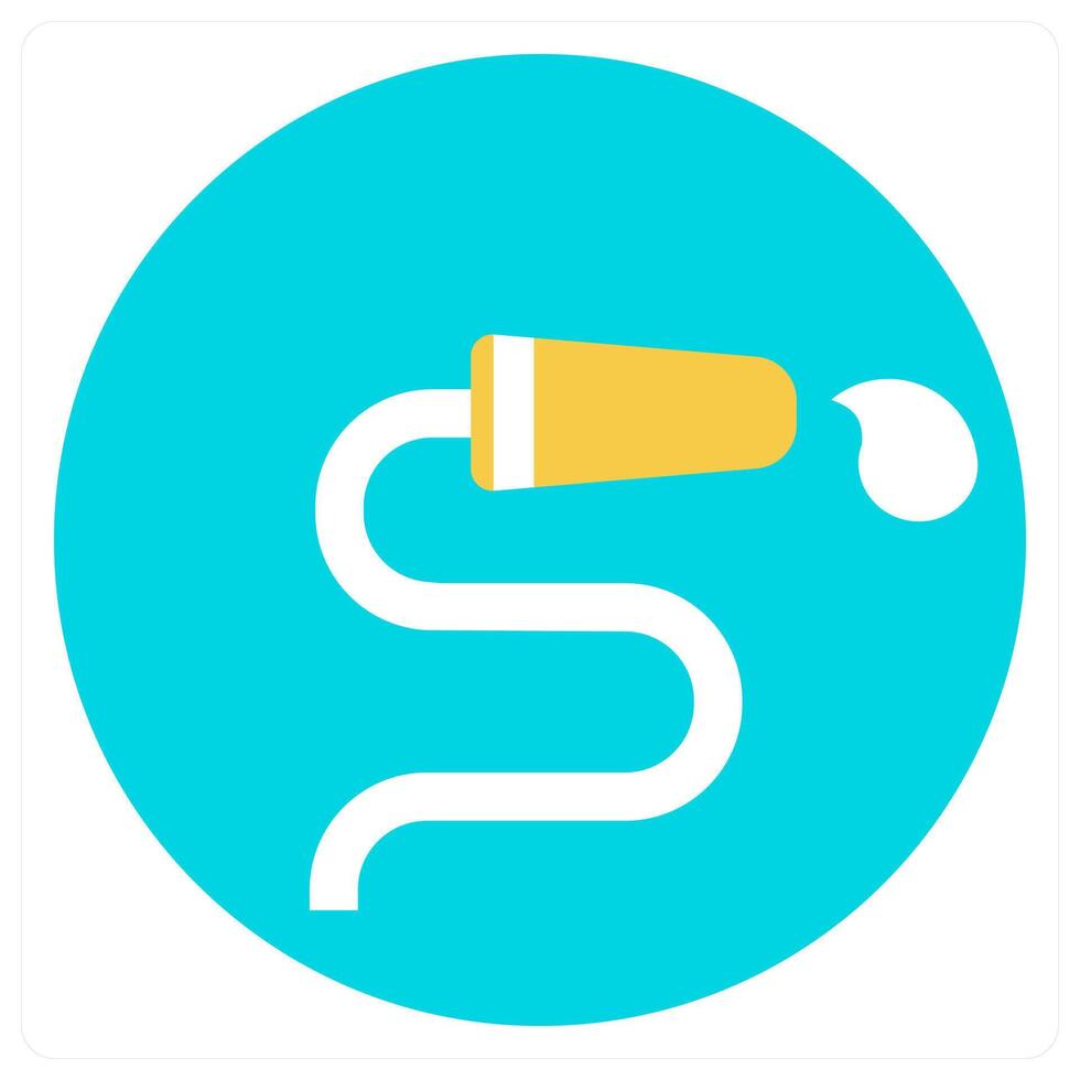 Pipe and water pipe icon concept vector