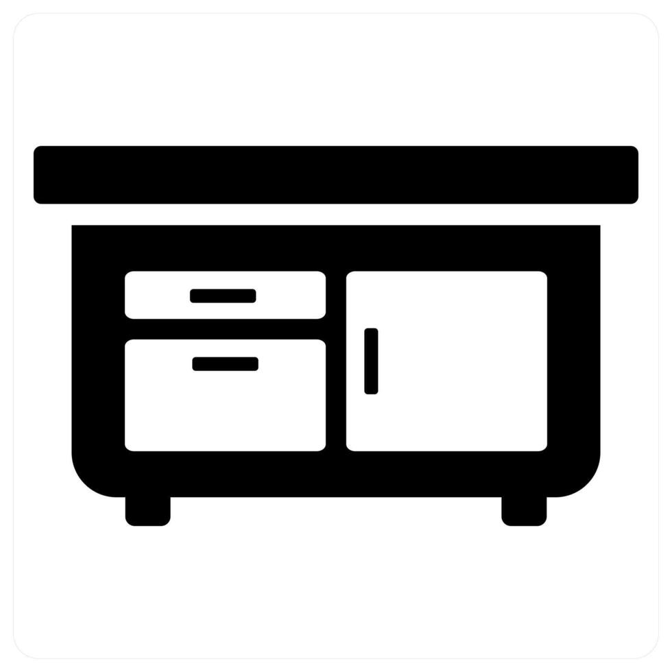 Drawers and furniture icon concept vector