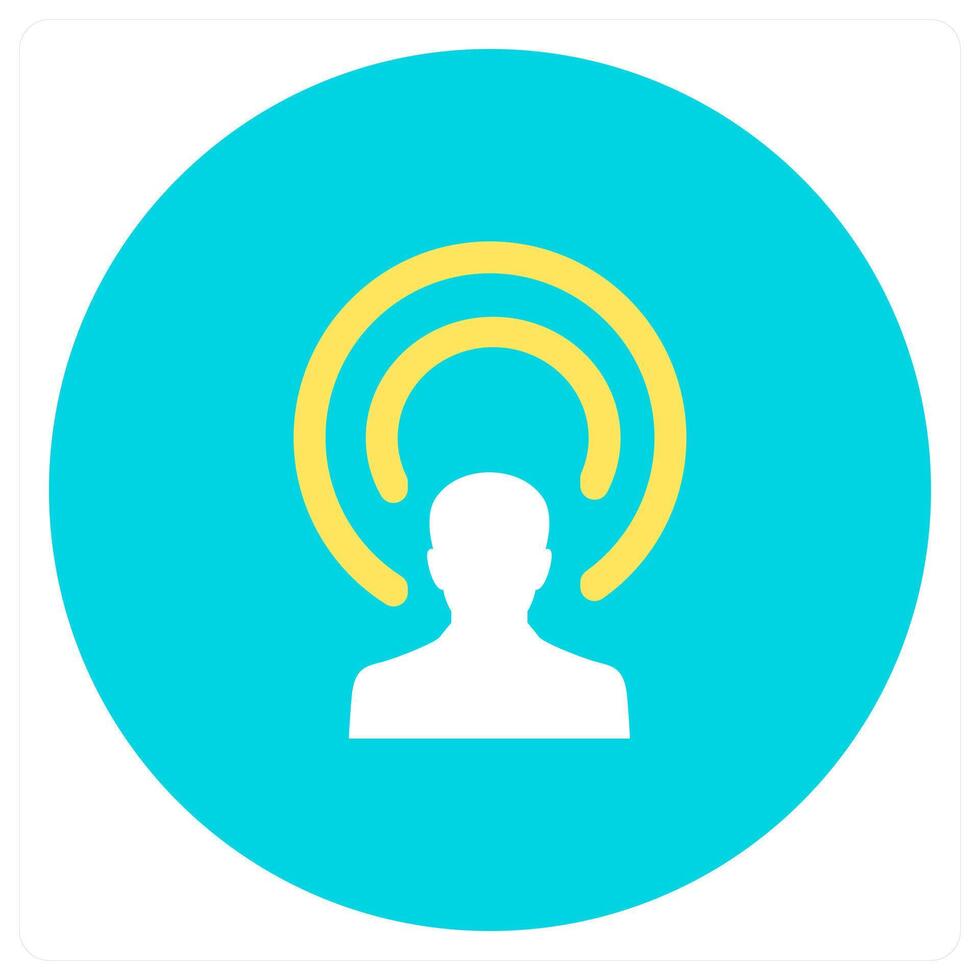 Medidation and exercise icon concept vector