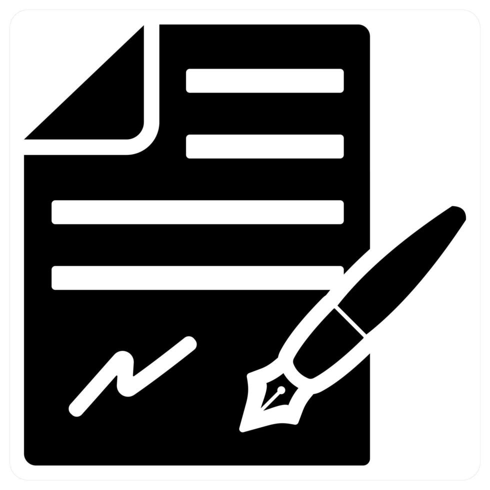 Agreement and deal icon concept vector