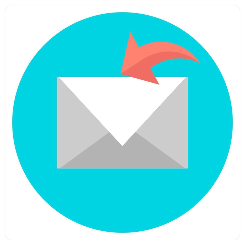 Receive Mail and email icon concept vector