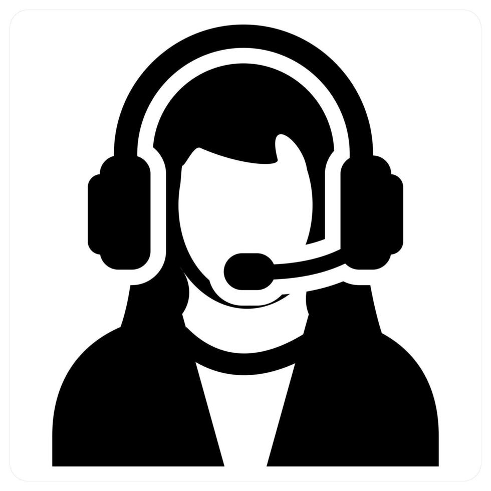 Customer support and services icon concept vector