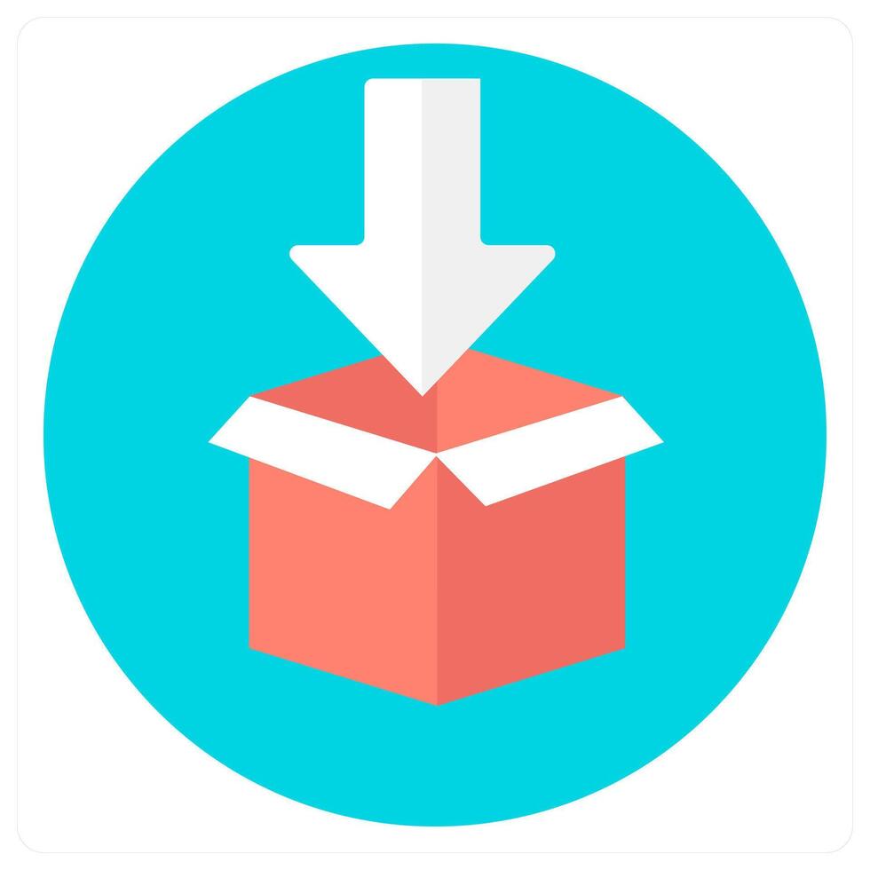 Parcel Package and deliver icon concept vector
