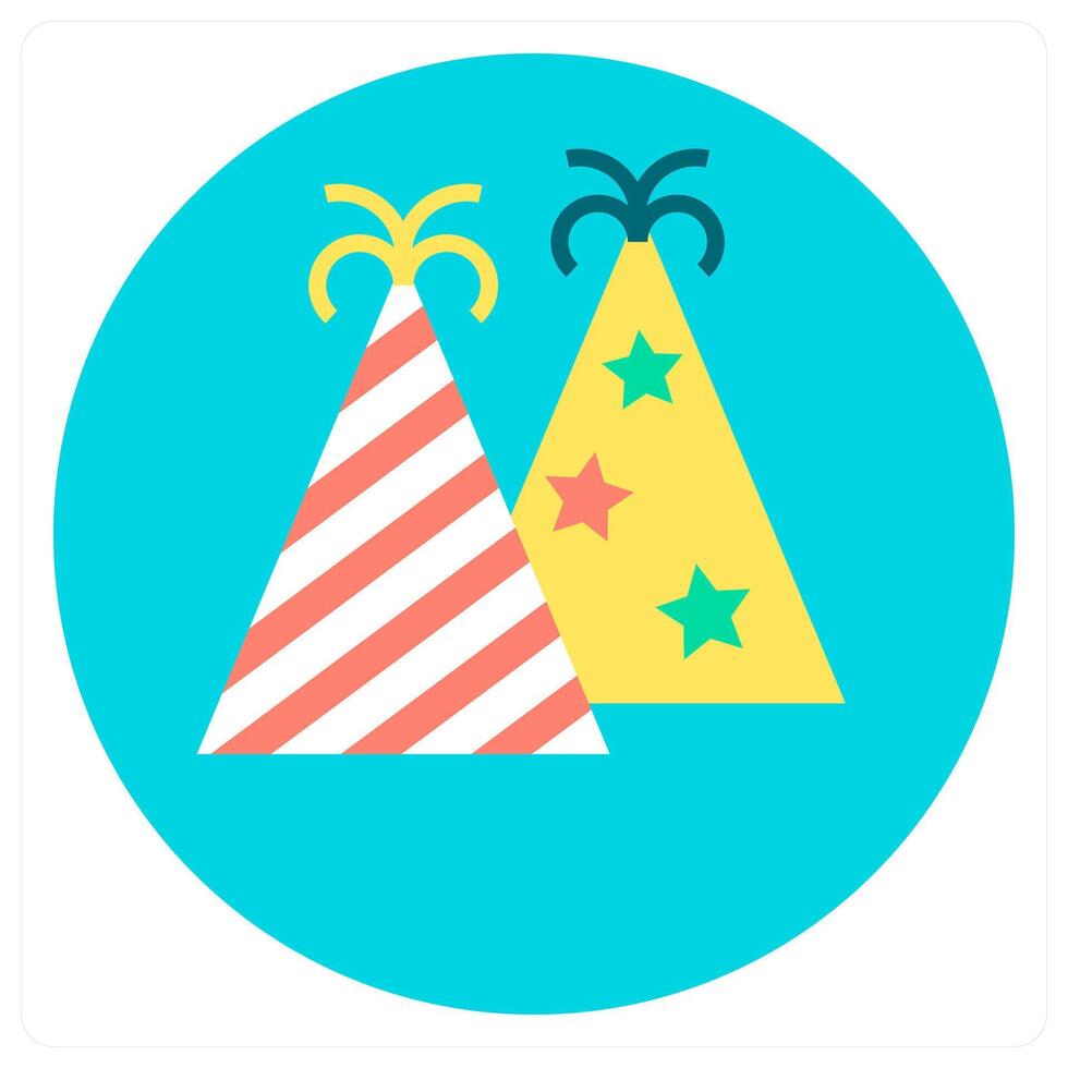Birthday Caps and cap icon concept vector