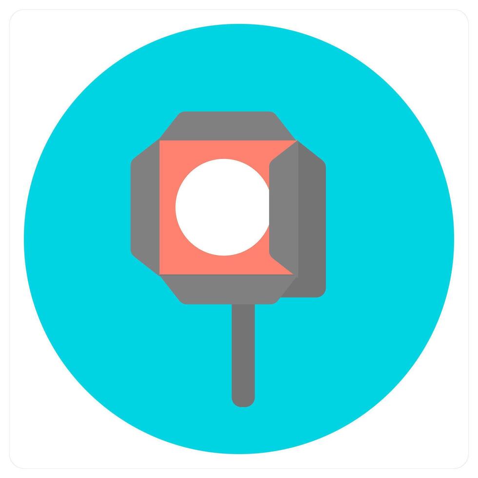 Focus Light and spotlight icon concept vector