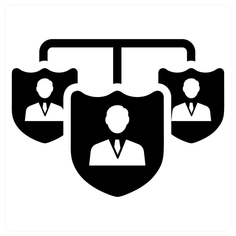 Work Responsibilities and task icon concept vector