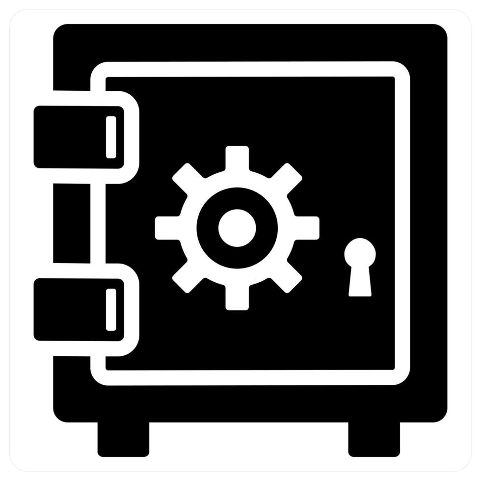 Locker and secure icon concept vector