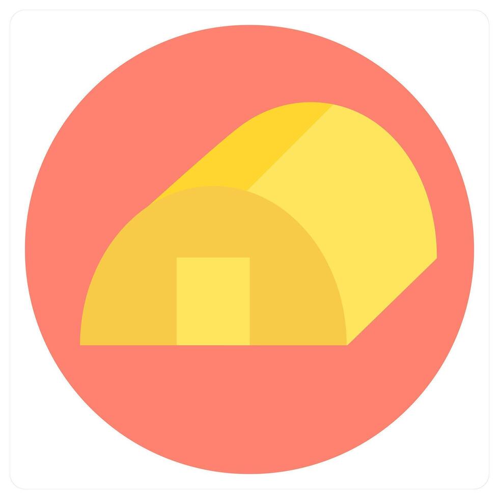 Godown and warehouse icon concept vector