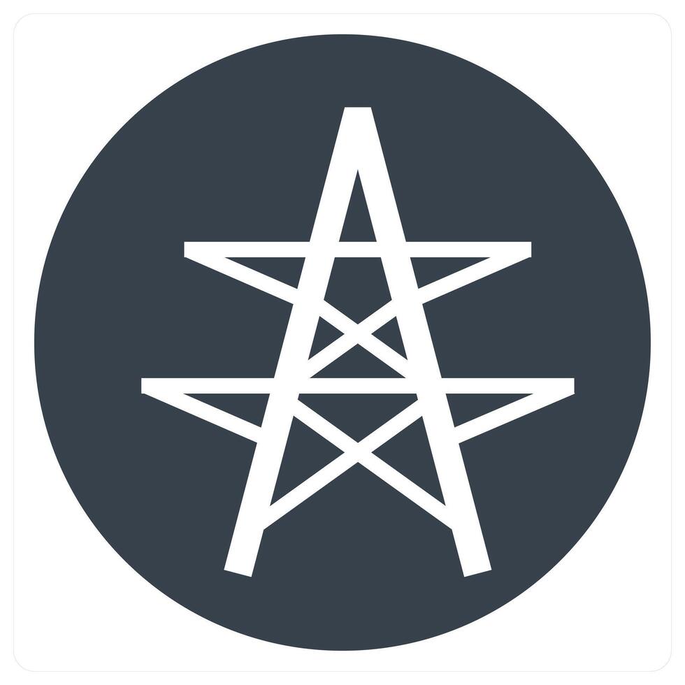 Antenna and science icon concept vector