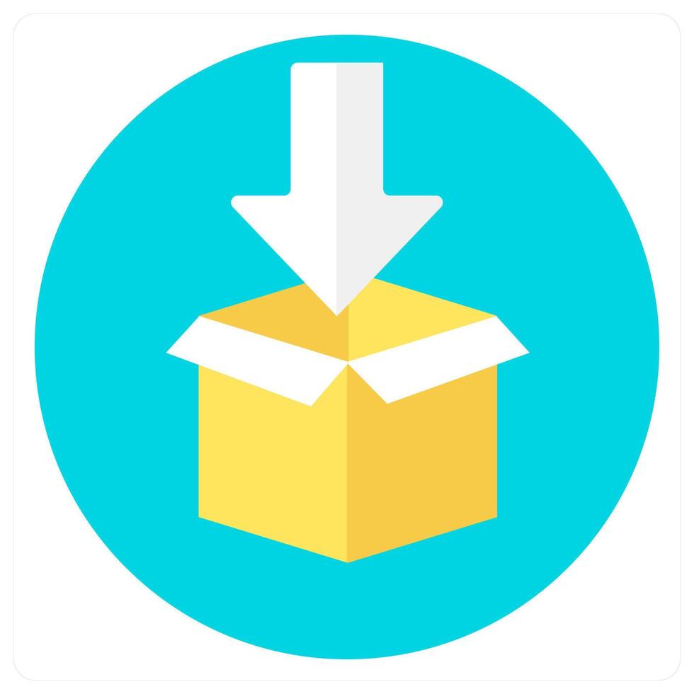 Parcel and delivery icon concept vector