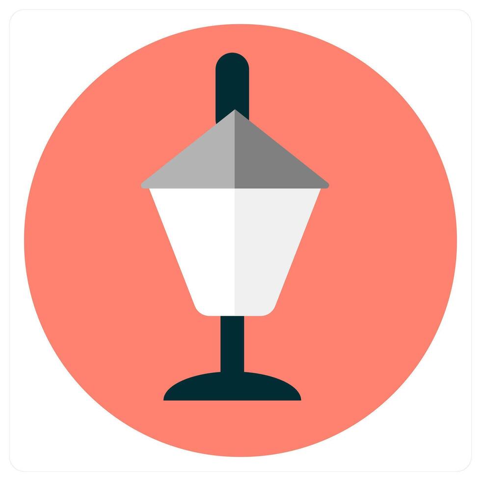 Street Light and road lamps icon concept vector