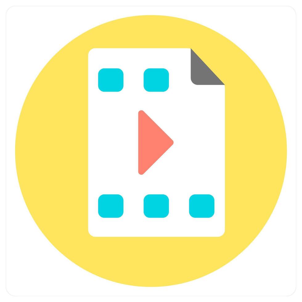 File and file format icon concept vector