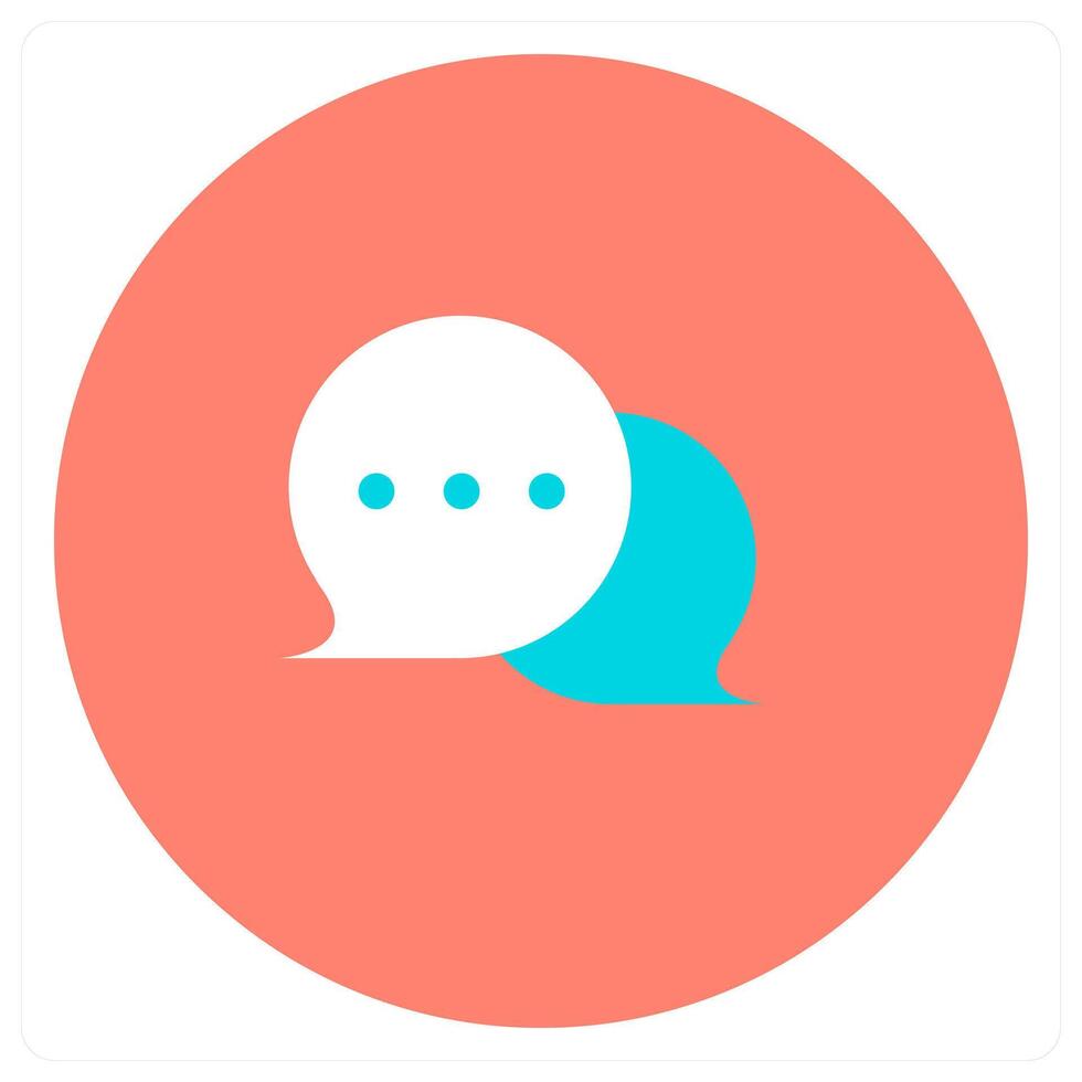 Message and chat icon concept vector