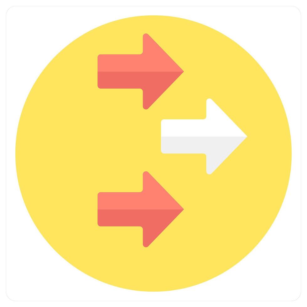 Direction and pin icon concept vector