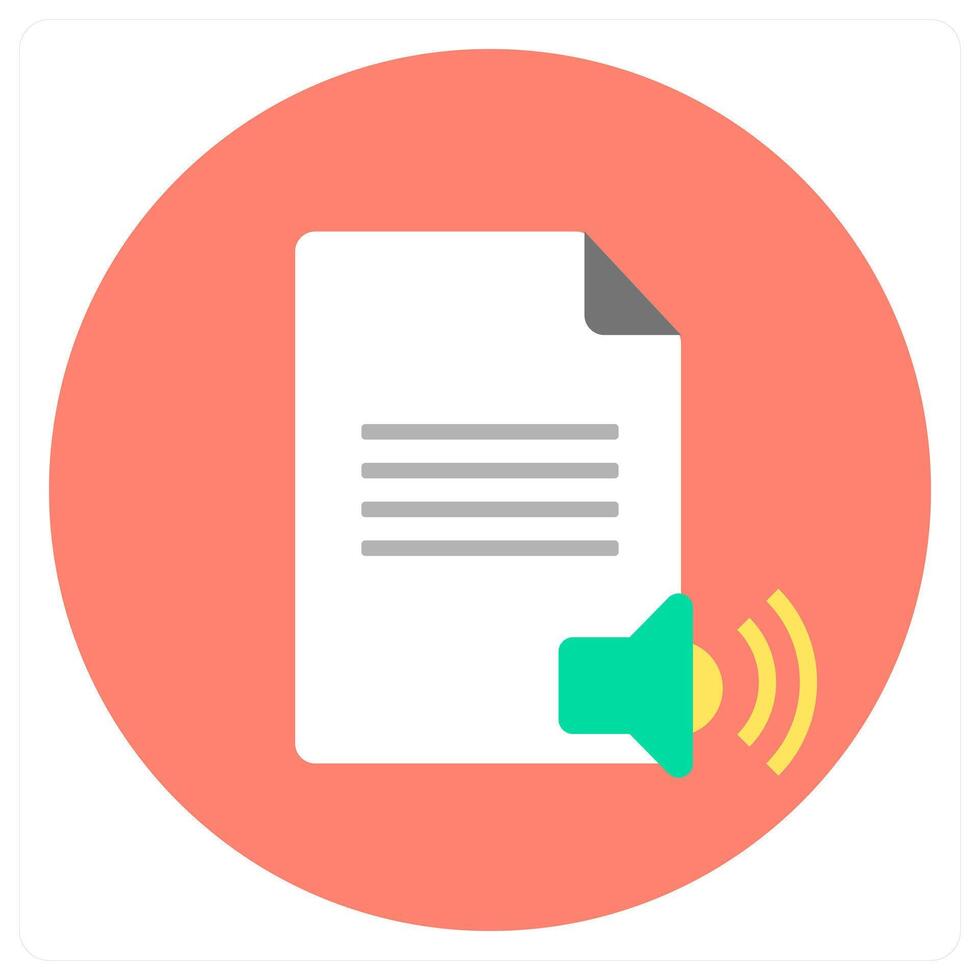 Content and data icon concept vector