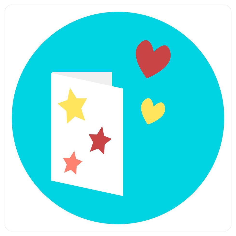 Greeting Card and greeting icon concept vector