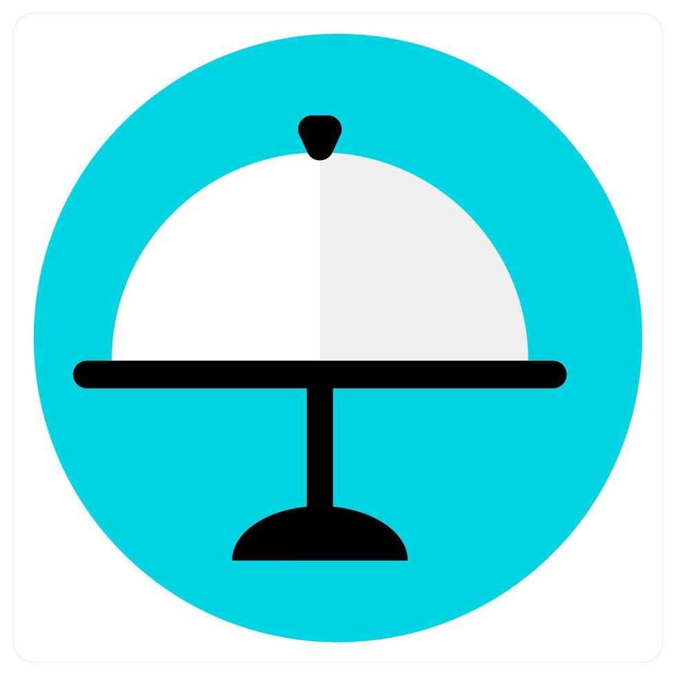 Dish and hotel icon concept vector