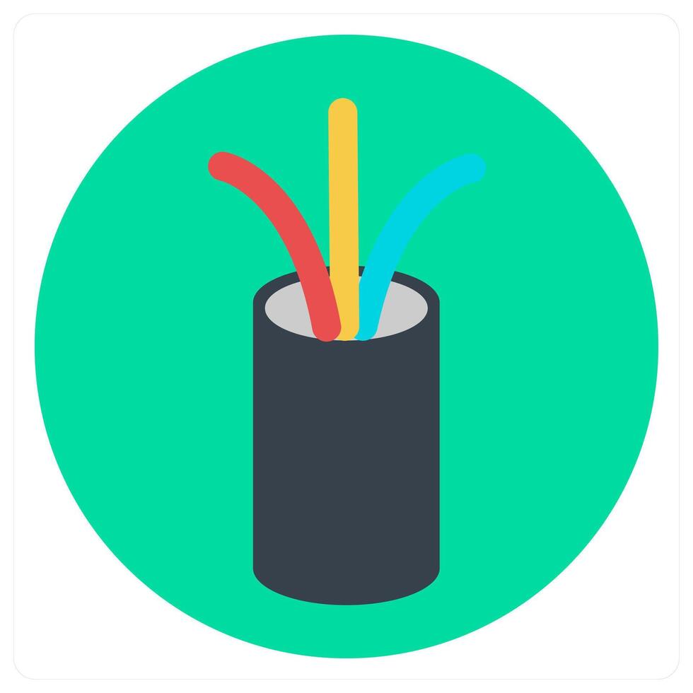 Wire Box and cable icon concept vector