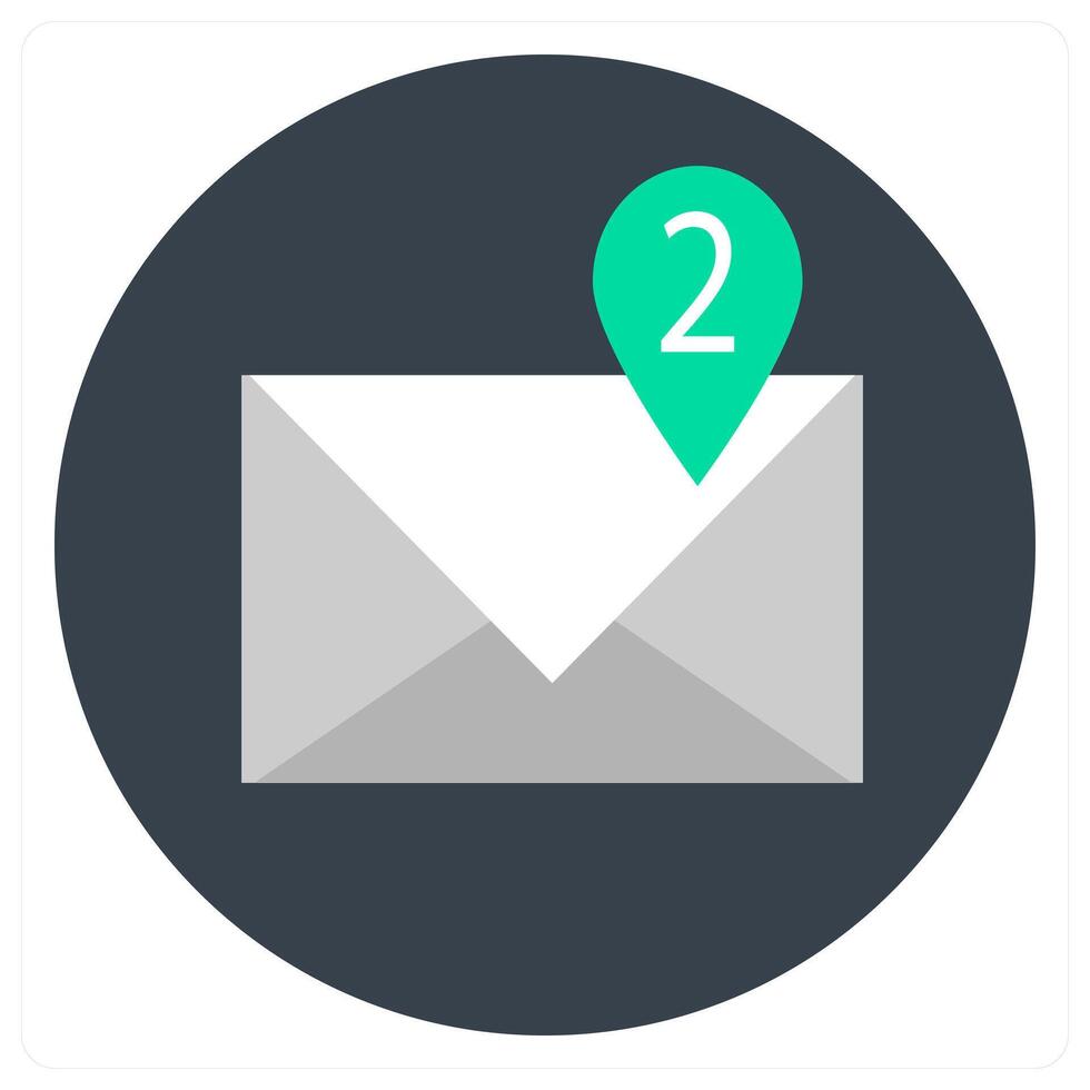 Email Notification and mail icon concept vector