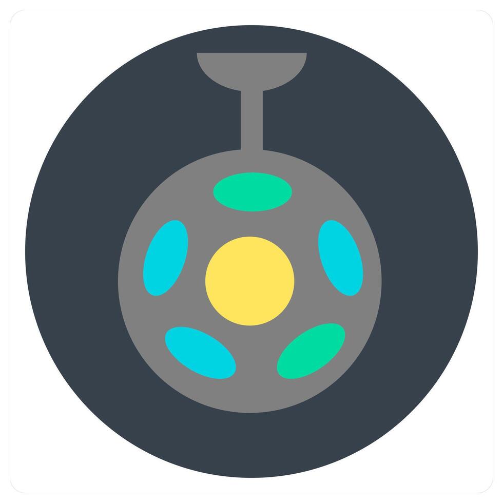 Disco Ball and dance icon concept vector