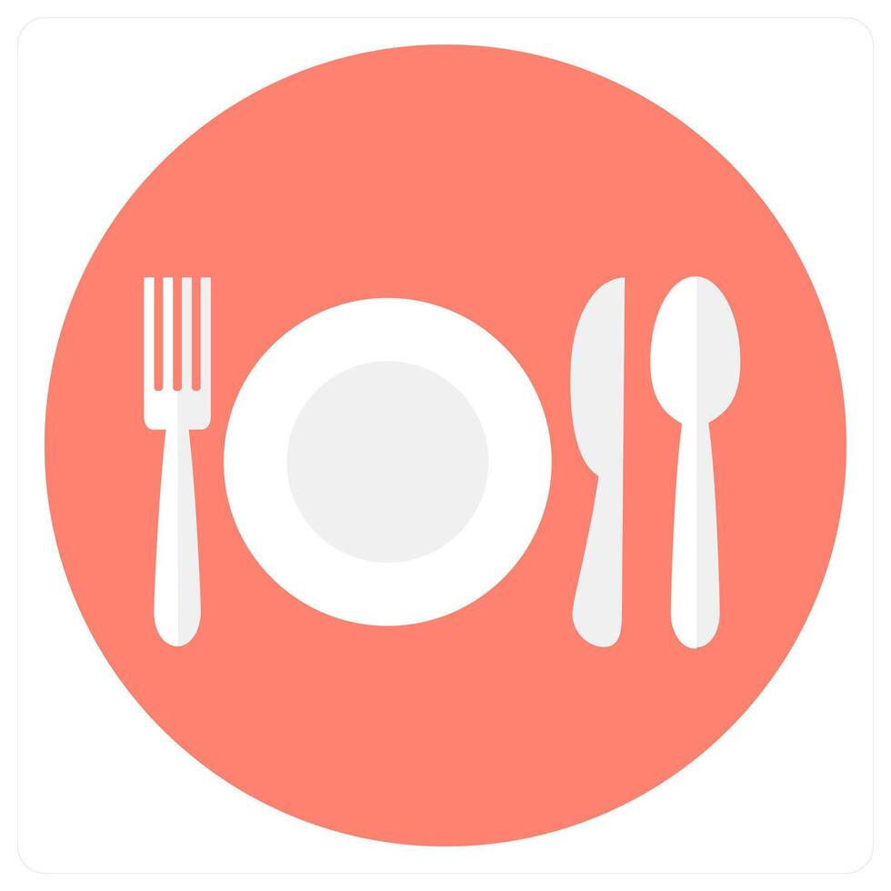 Cutlery and eating icon concept vector
