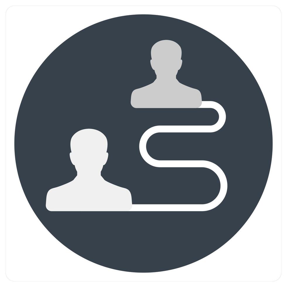 Duties Transfer and transition icon conceppt vector