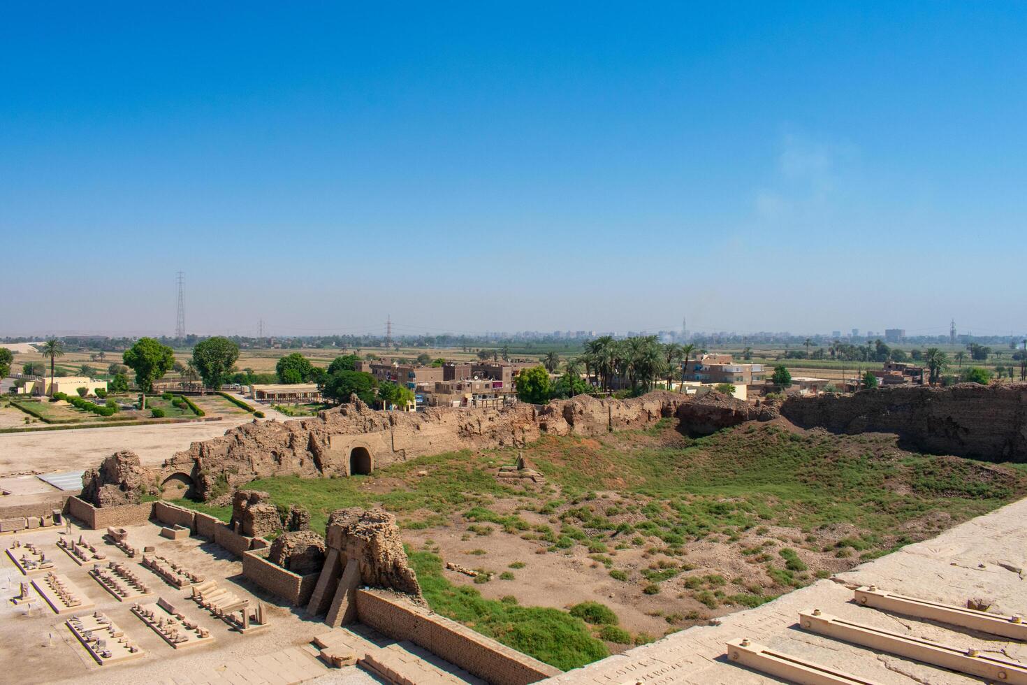 14.1.24 Dendera, Egypt Temple of Hathor at Dendera Temple complex. The best preserved temple complexes of ancient Egypt. photo