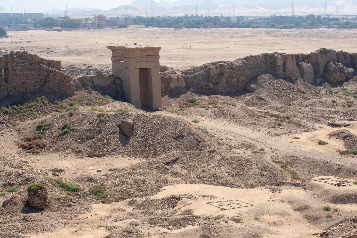 14.1.24 Dendera, Egypt Temple of Hathor at Dendera Temple complex. The best preserved temple complexes of ancient Egypt. photo