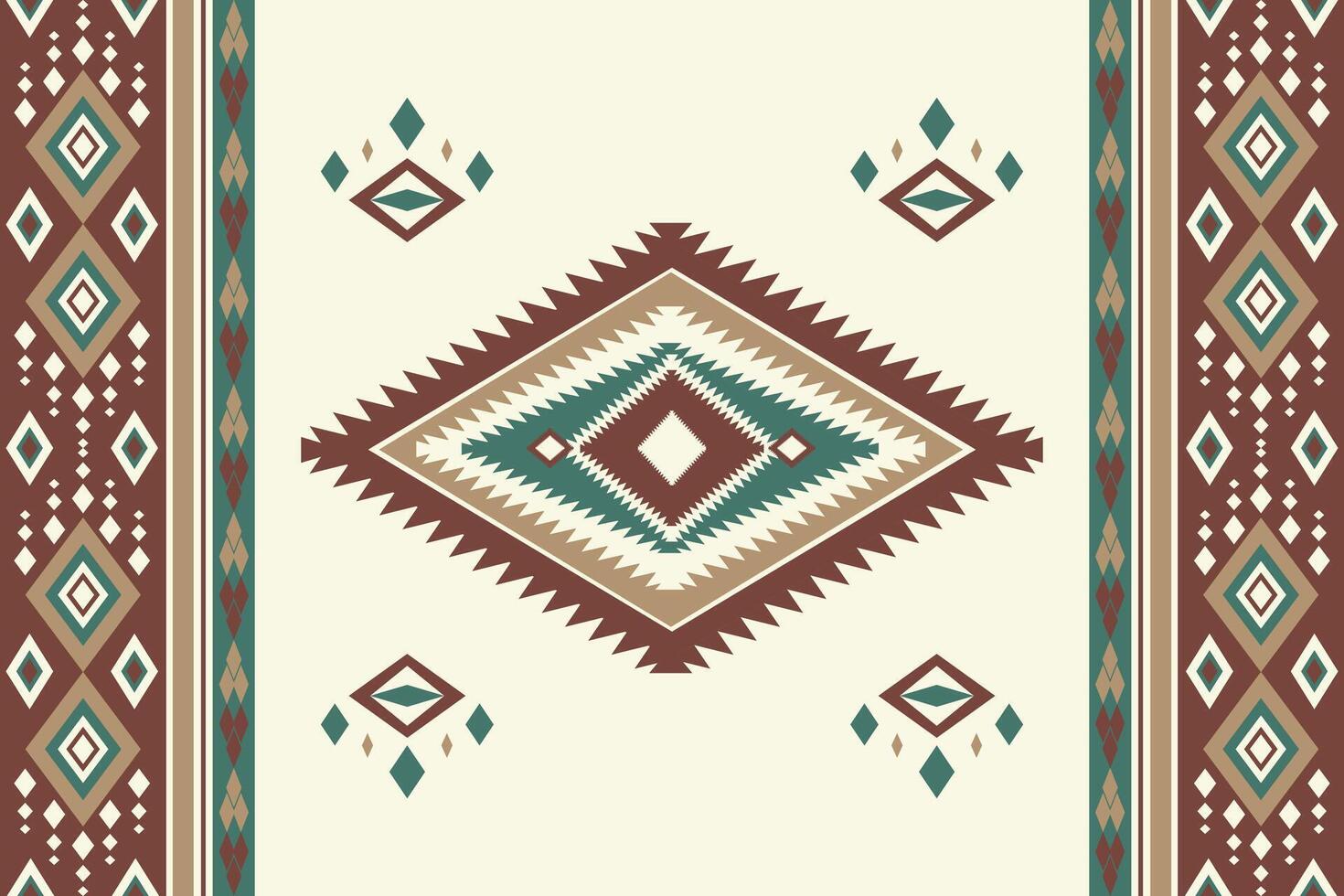 Native American ornament carpet. Ethnic South Western decor style. Boho geometric ornament. Navajo tribal seamless pattern,Mexican blanket, rug, vector