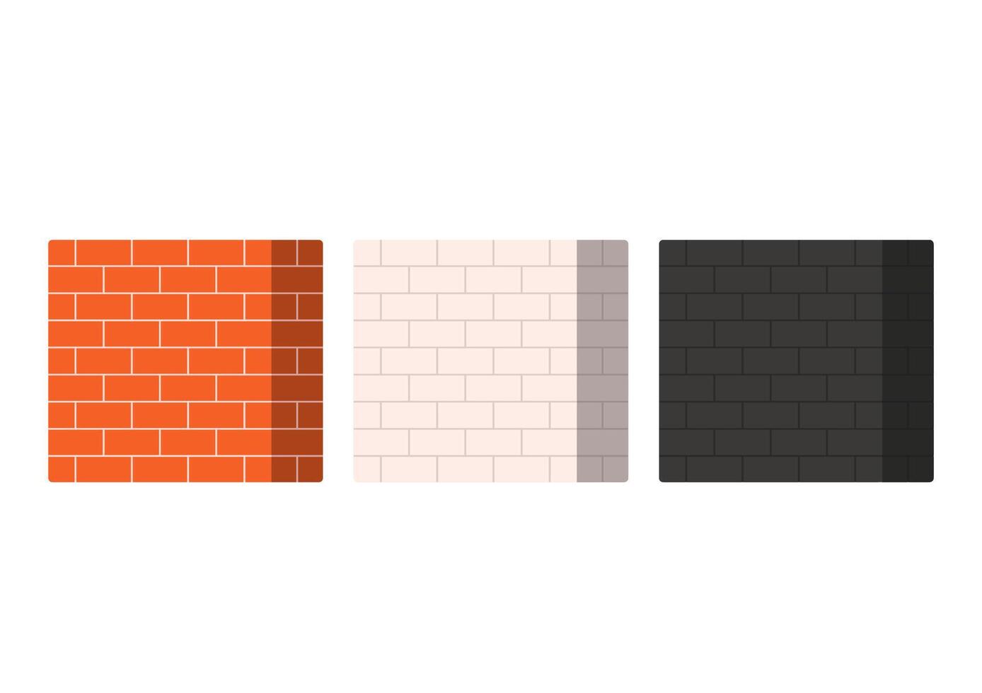 Brick wall . brick pattern. brick wall on white background. vector