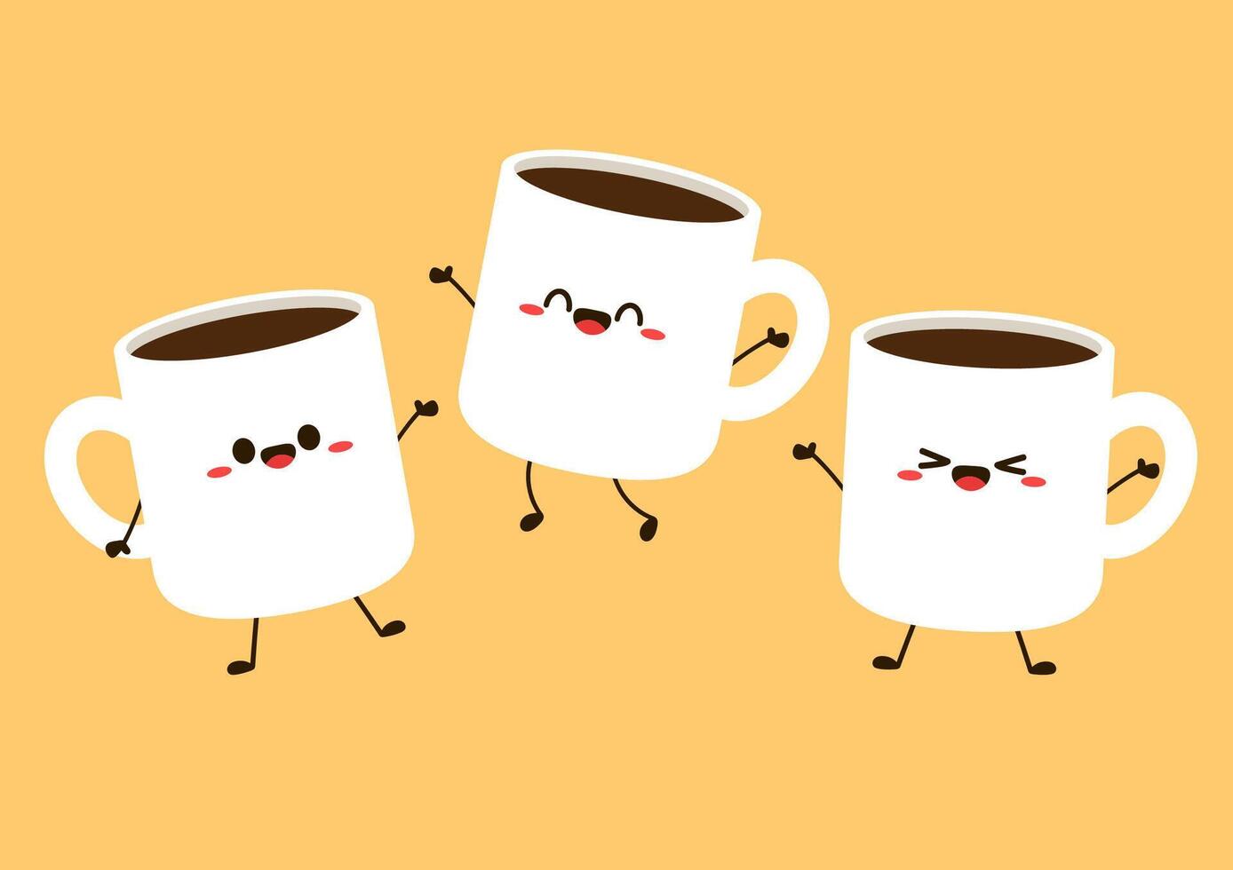 Coffee cup . Coffee cup logo design. white coffee cup. vector