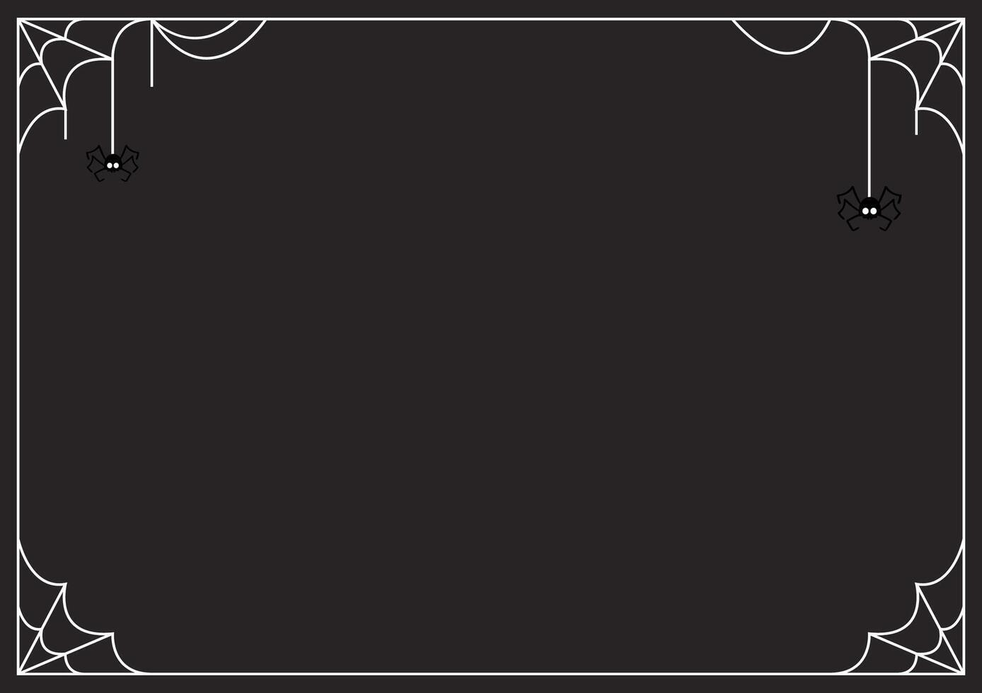 Happy Halloween background. Blank halloween background. Spider in Halloween day. Spider web. Blank. vector