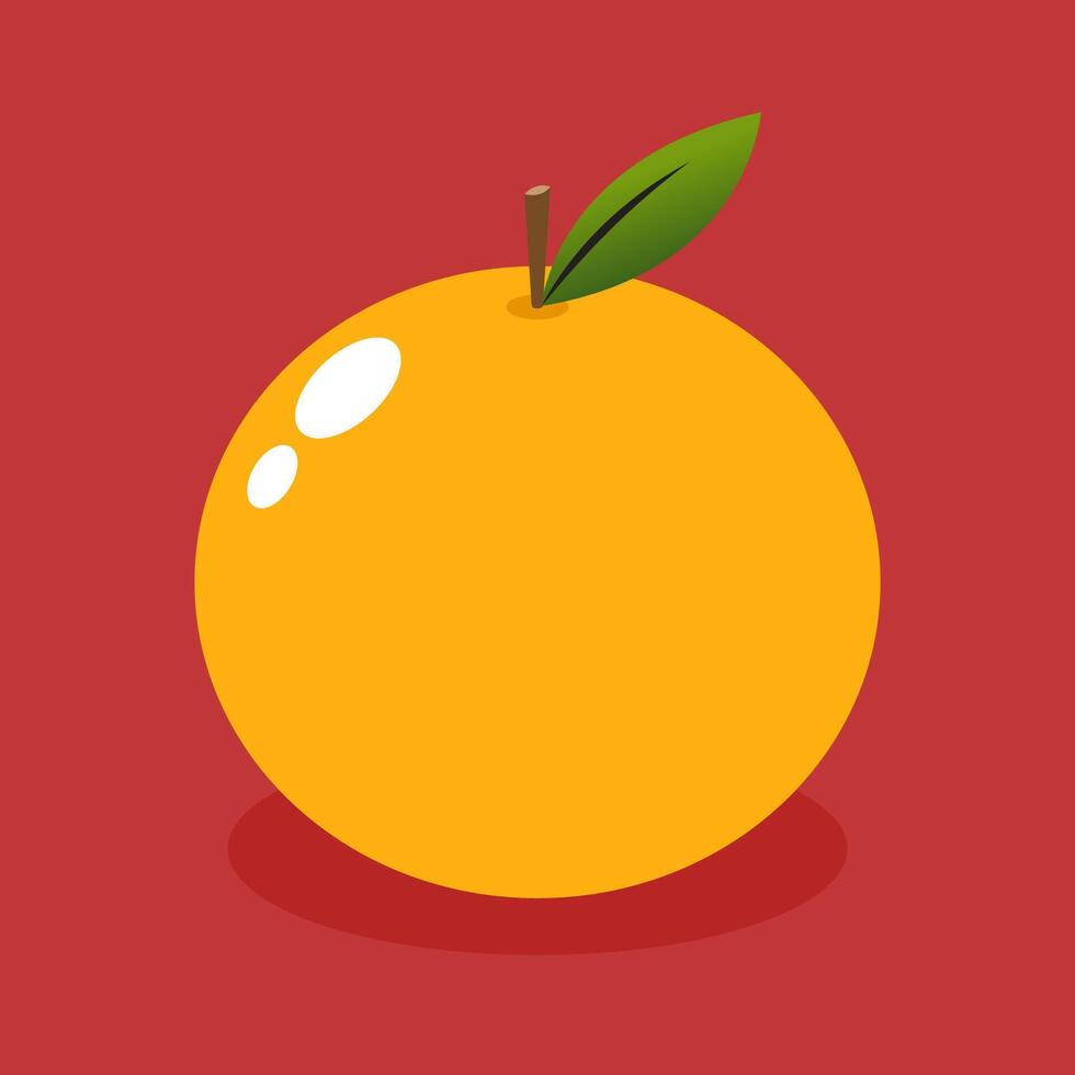 Orange cartoon . wallpaper. symbol logo design. background. free space for text. vector