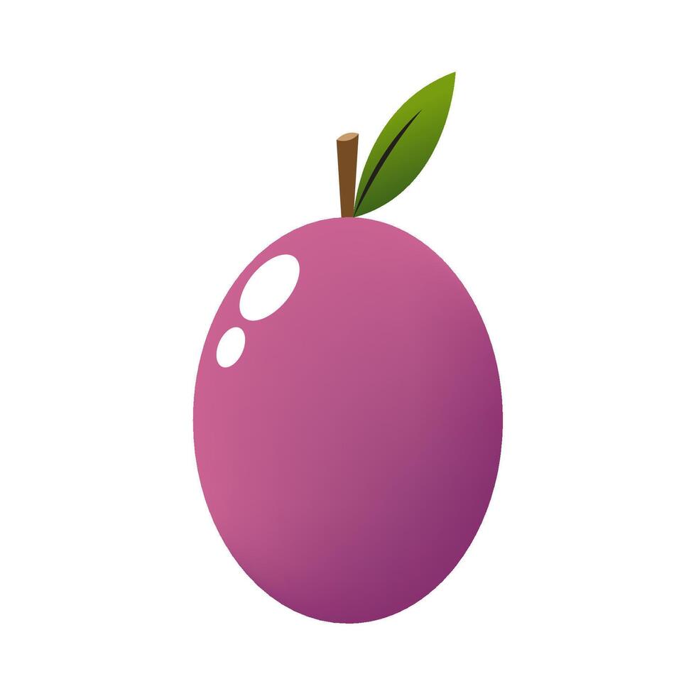 Prunes cartoon . symbol. logo design. Prunes on white background. vector