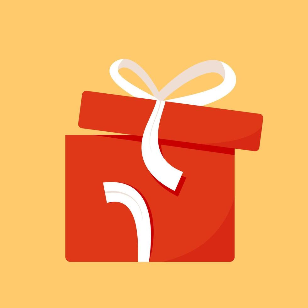 Gift box cartoon . symbol. logo. vector