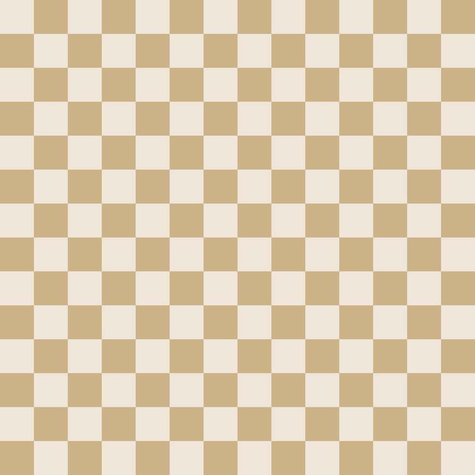 Brown checkerboard . Checkerboard wallpaper. vector