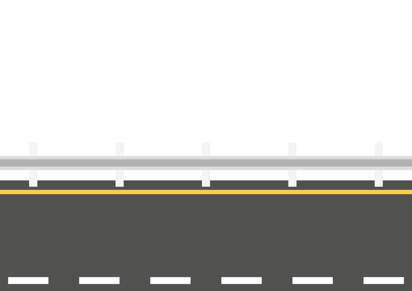 Road side . wallpaper. free space for text. copy space. Road fence. vector