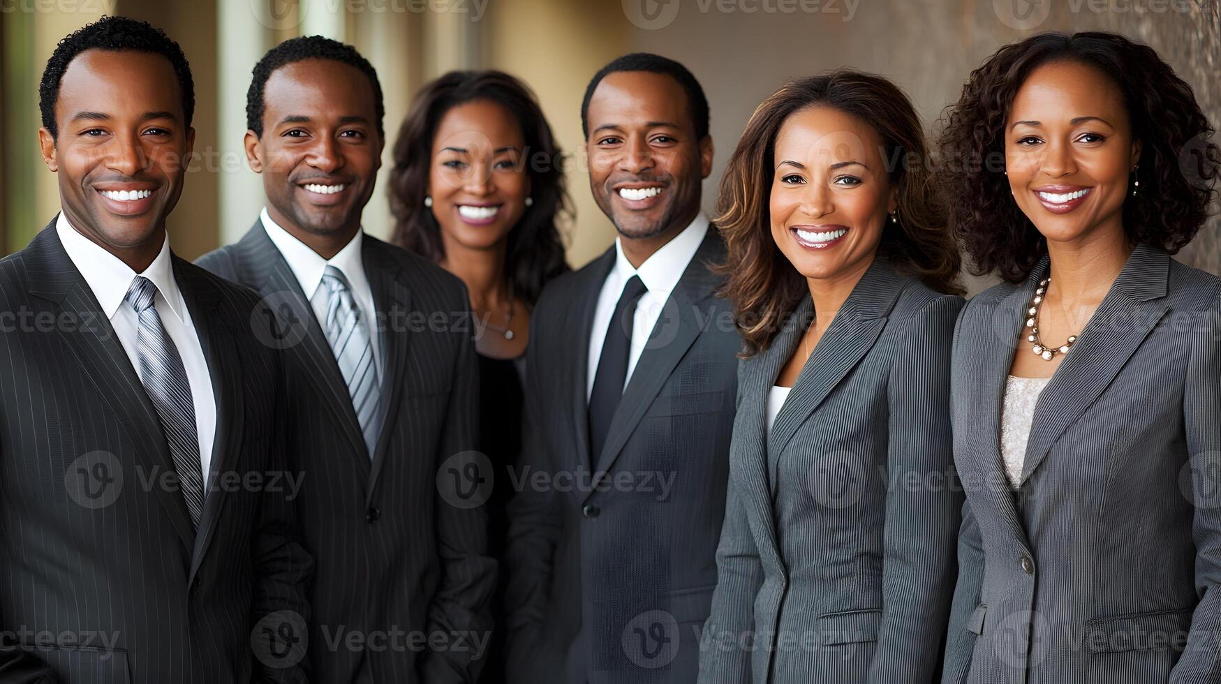 Company employees participating in a professional development seminar, diverse team seated in rows in an office setting photo