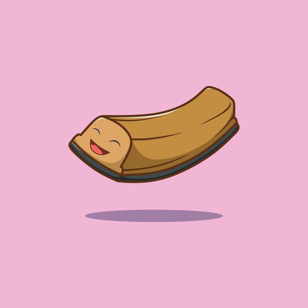 cute woodwn eraser vector