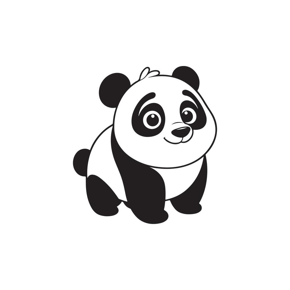 Panda Illustration art vector