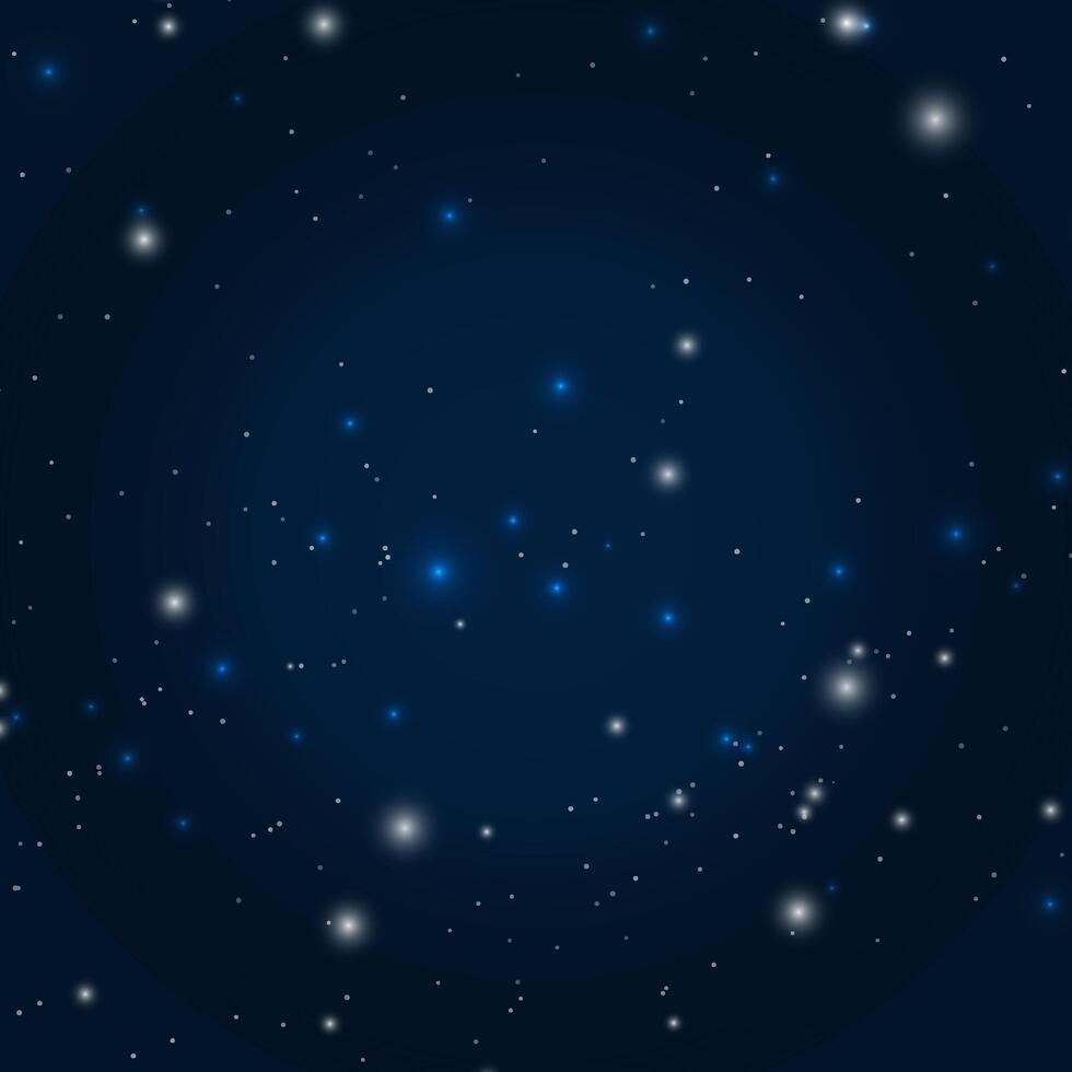 Elegant night sky with beautiful elegantstars background vector