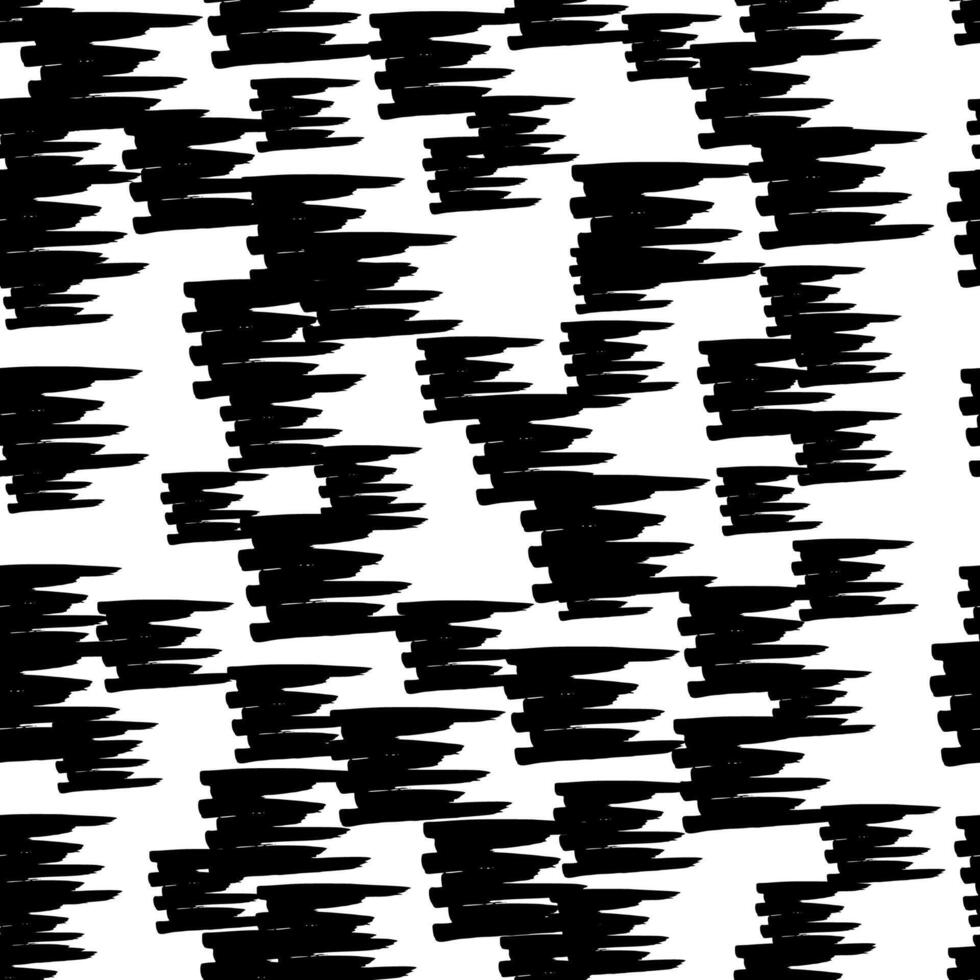 Seamless pattern with hand drawn scribble smears vector