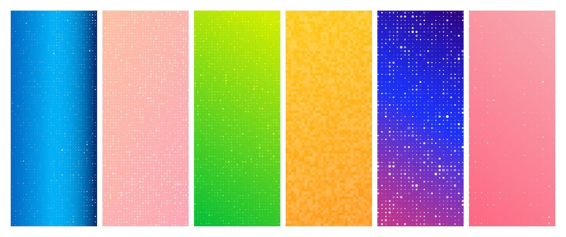 Abstract gradient geometric background with squares vector