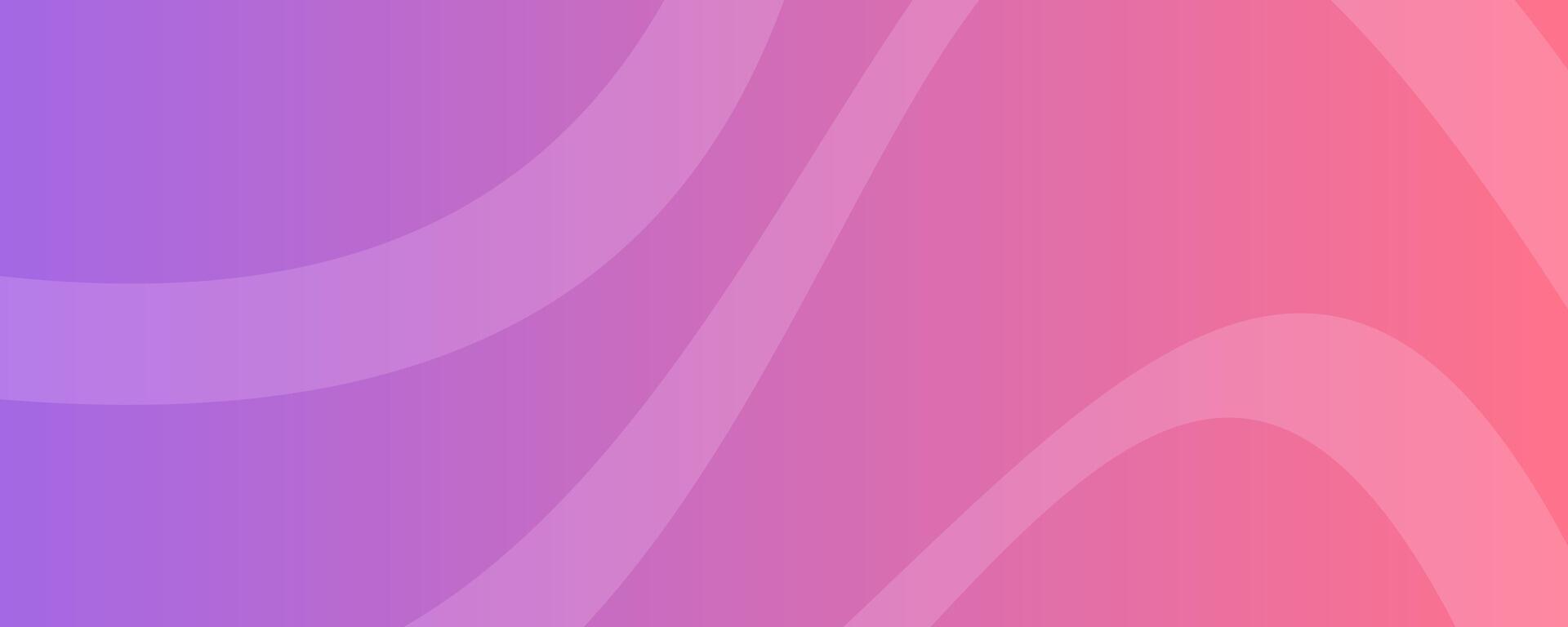 Modern colorful gradient background with wave lines vector