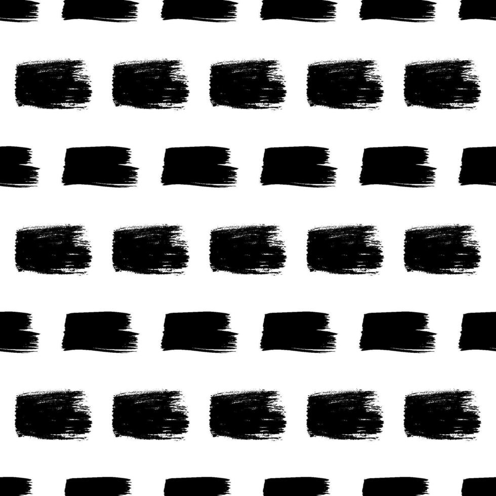 Seamless pattern with hand drawn scribble smears vector