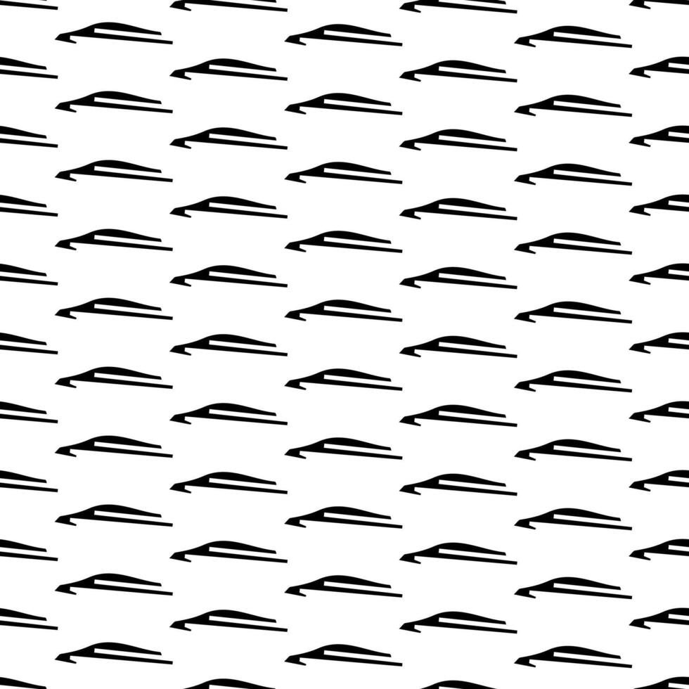 Seamless pattern with black pencil brushstrokes vector